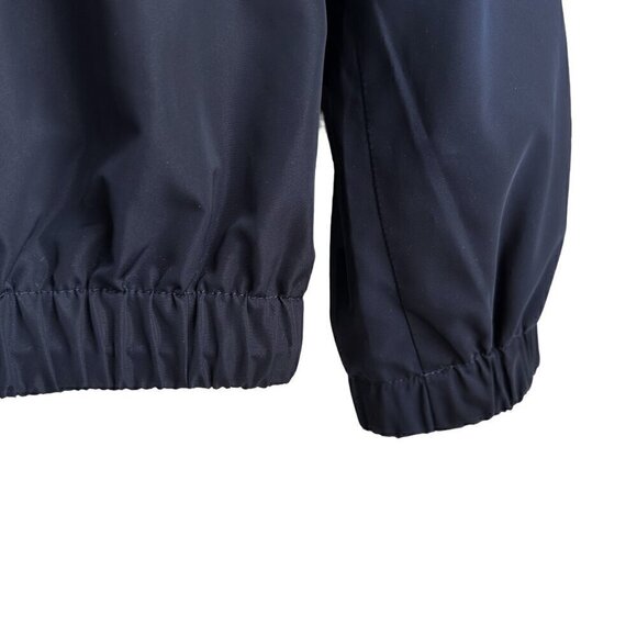 ATHLETA Chill Bomber Jacket - Sporty Drawstring Navy Blue - Picture 15 of 16